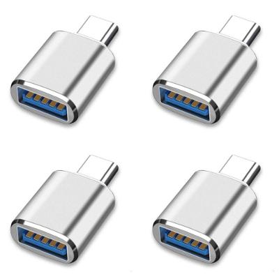 Adaptador Usb C Otg Conector Tipo C para Usb 3.0 com Sincronização de Dados Preto Oem