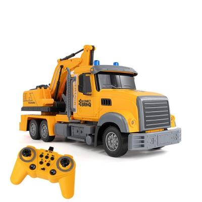 Caminhão de Controle Remoto CAR820 CAR821 CAR822 com Jato de Água e Som Realista Amarelo OEM