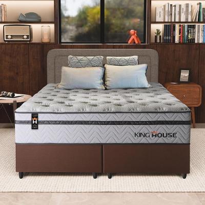 Cama Box Magnético Bali Relax Queen 158x198 Cinza King House