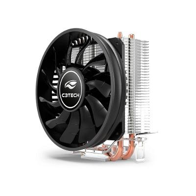 Cooler para CPU FC-100BK com 11 Lâminas e Rolamento Hidráulico Preto C3tech