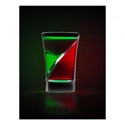 Copo de Dose Kit Copo Dose Dupla para Bebidas em Plástico Festas e Baladas Transparente