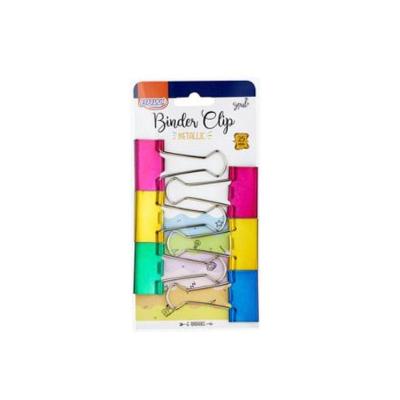 Clips para Papel Binder Brw 25mm Blister com 6 Unidades Prata