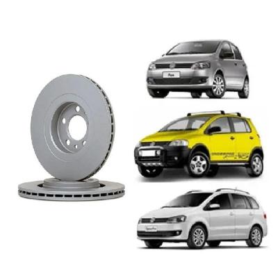 Disco de Freio Dianteiro D35A para Fox, Polo, Golf, Bora, Space Fox, Suran, A3, TT e Ibiza MDS