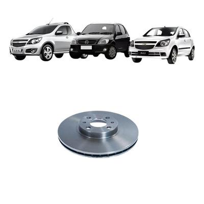 Disco de Freio Dianteiro Ventilado D17 para Chevrolet Agile Celta Corsa Prisma Astra Monza Kadett