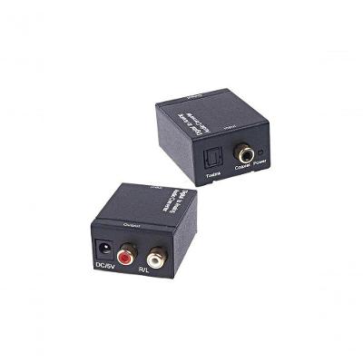 Conversor de Áudio Ótico para Analógico Estéreo Grupo MXT para TV e PC com DAC LPCM 24BIT 2 Canais