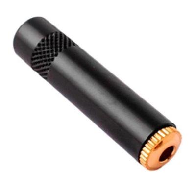 Conector Jack P2 Estéreo Fêmea Datalink F002 para Aplicações de Áudio com Capa Preta