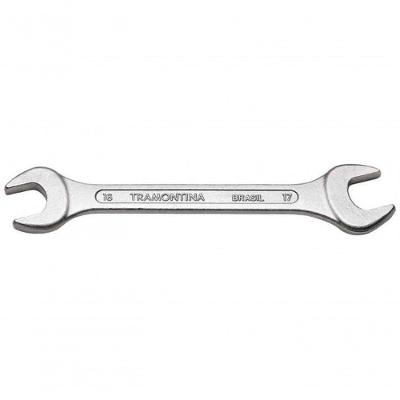 Chave Fixa 16X17MM 41120-106 com Bocas Calibradas e Corpo em Aço Especial Temperado Prata Tramontina