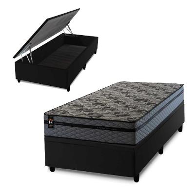 Cama Box Baú Montreal 96x203 C/ Molas Ensacadas King House