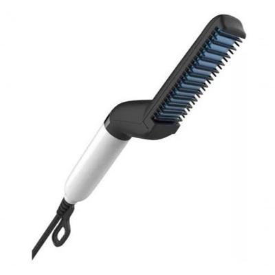 Alisador de Barba e Cabelo Rápido Multifuncional Escova Alisadora Bivolt