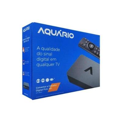 Conversor e Gravador Digital Aquário DTV-9000 com Recepção de Sinal Full HD 1080p Preto