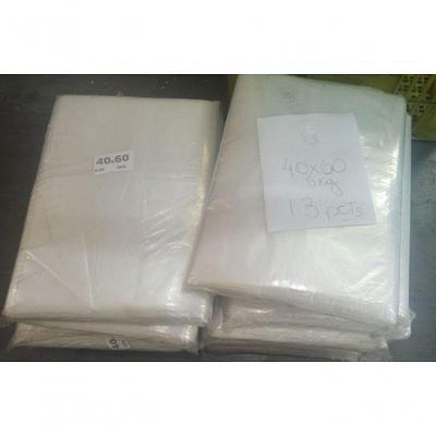 Saco Plástico Transparente Pe 40x60 Esp.0.06 C 5kg para Embalagem Resistente Higipack