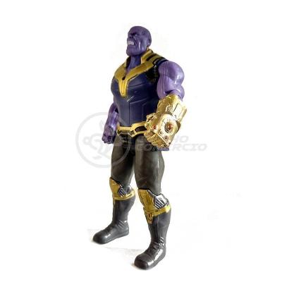 Action Figure Cartela 4x Bonecos 17CM Vingadores End Game 21 com Escudo em Vinil Smart Bracelet