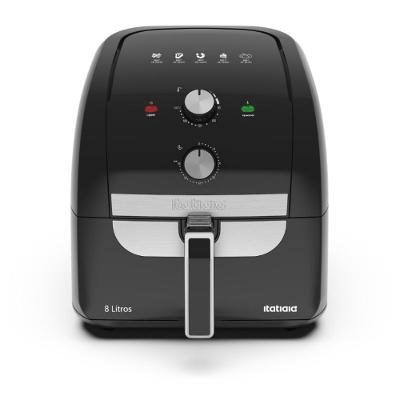 Fritadeira Air Fryer Itatiaia Fritadeira Air Fryer Itatiaia 8L 1900W com Timer Inox 220V