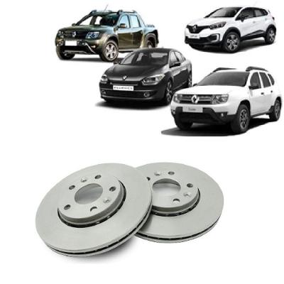 Disco de Freio Dianteiro Ventilado D705C para Renault Captur Duster Fluence Oroch MDS