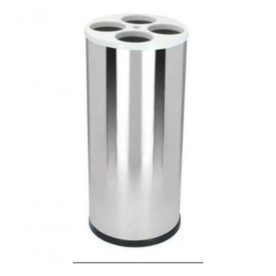 Dispensador de Copos de Água em Aço Inox 30L para 750 Unidades Azul Branco Cinza Preto Vermelho