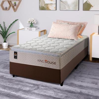 Cama Box Molas Ensacadas Roma Solteirão 96x203 King House