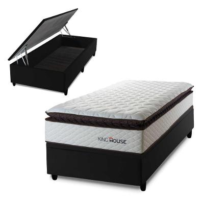 Cama Box Baú San Diego 88x188 Branco Espuma D33 King House