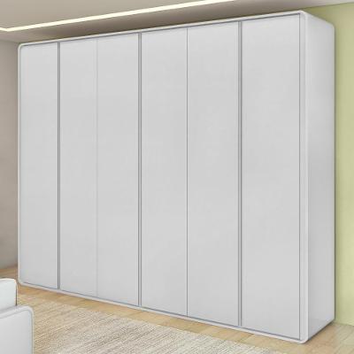 Guarda Roupa Casal Easy Like 6 Portas 6 Gavetas Branco MDF
