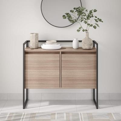 Buffet Junior Industrial 2 Portas Industrial Preto - Montana Montana