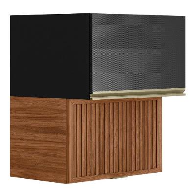 Armario Aereo Basculante Ripado 2p 60 Cm Mdf Proenca Nogueira Nude Prime Demartez Nogueira Nude Prime