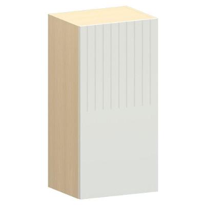 Armário Aéreo Para Cozinha 40 Cm 1 Porta Aurora Cinza Cristal Pet
