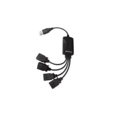 Hub 4 Portas Flexível 2.0 Preto Ac042 Multilaser