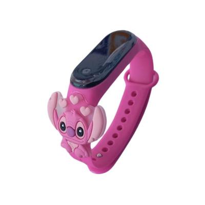 Relógio Infantil Feminino Menina Menina Feminino Angel Stitch Analógico à Prova