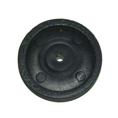 Roda para Carrinho de Feira Roda Carrinho Feira 6 Polegadas com Maior Estabilidade Preto Gomaflex