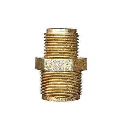 Nípel com Rosca 3-4 X 1-2'' Metal Zamac para Conexões Hidráulicas Prata Garden Life