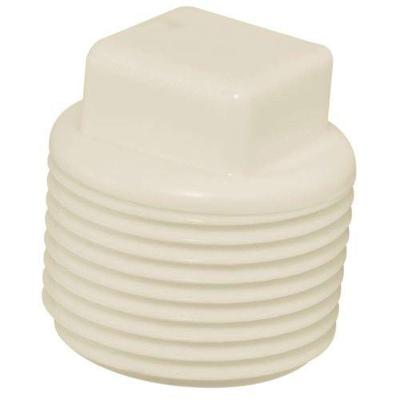 Plug com Rosca F 2 para Rede de Água Suporta Pressão Até 750 KPA Branco Amanco