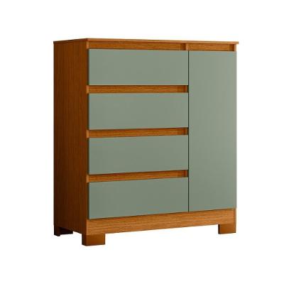 Cômoda Sapateira 1 Porta E 4 Gavetas