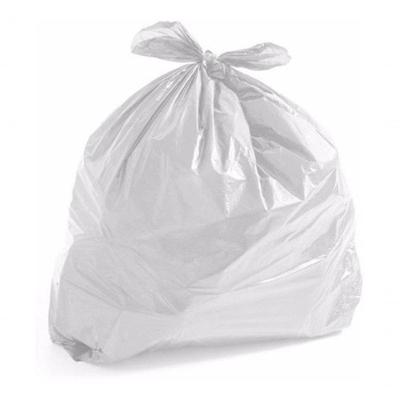 Saco para Lixo Saco de Lixo 100 Litros Branco Comum Leitoso Capacidade 100L Pacote 100 Unidades