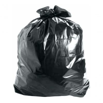 Saco para Lixo 50 Litros Resistente em Polietileno Baixa Densidade Preto 100 Unidades Higipack