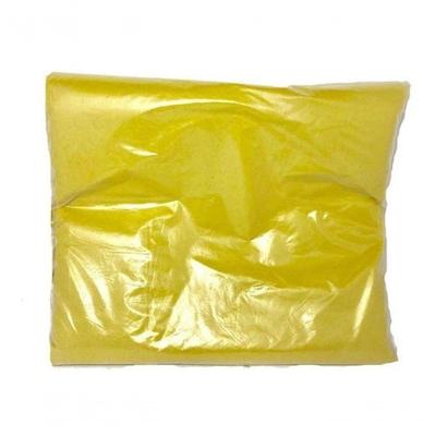Saco para Lixo 60 Litros em Polietileno Baixa Densidade Pacote 100 Unidades Amarelo Higipack