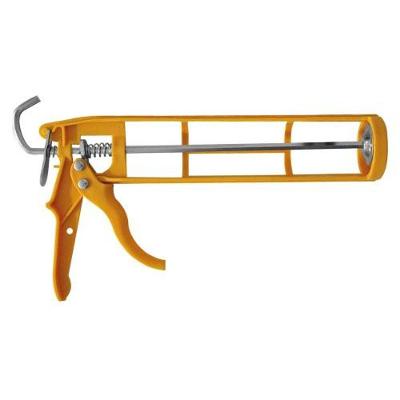 Pistola de Calafetar Nylon Haste Aço 1-4'' Alta Resistência Amarelo Dtools