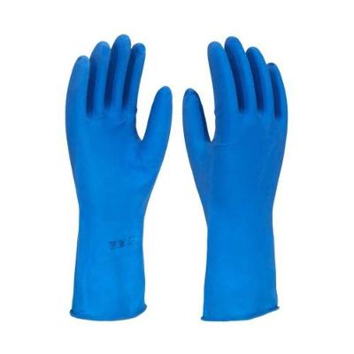 Luva de Segurança Luva Multiuso Látex Forrada Azul 7 (P) Proteção Mecânica Antiderrapante Azul Imbat