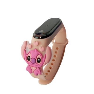 Relógio Infantil Feminino Menina Angel Stitch Analógico à Prova D'água Nudi Coraçao OEM