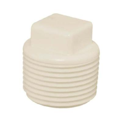 Plug com Rosca para Instalação Hidráulica Plug Rosca PVC 1.1-2'' PN 750 KPA Resistente à Pressão