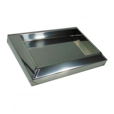 Cinzeiro de Chão em Aço Inox 6 e 5cm X 33cm X 23 e 5cm Inox Higipack