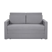 Sofá Cama Castor Casal Salerno Max Suede Cinza 2 Lugares - 1