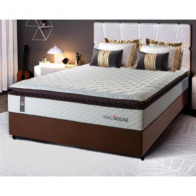 Cama Box Espuma San Diego Casal 138x188 Marrom King House