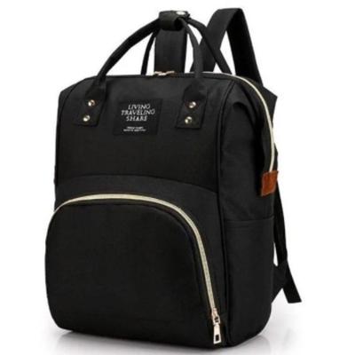 Mochila Maternidade Jimmy com Compartimento Térmico para Mamadeiras Preto OEM