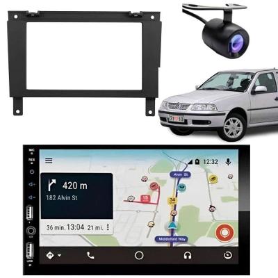 Central Multimídia Automotiva 2DIN 7810H 710H Bluetooth com Carplay e Câmera de Ré Preto