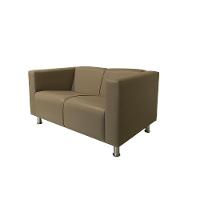 Sofá Nilo Sala Recepção 2 Lugares - Bege - Cor: Bege - 3