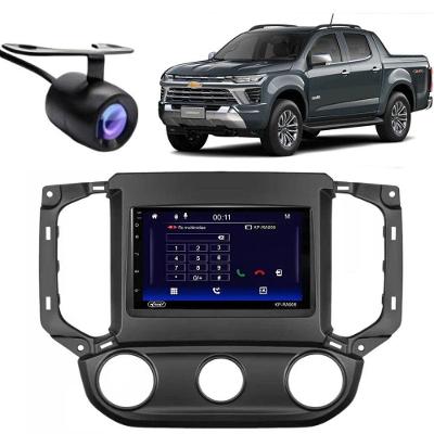 Central Multimídia Automotiva Android Auto GM S10 Moldura com Câmera de Ré Tela 7 Bluetooth Wi-Fi