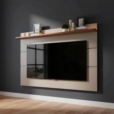 Painel Moderno Para Tv Até 65 Polegadas Off White Freijó Off White-freijo