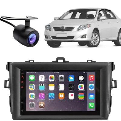 Central Multimídia Automotiva 2 Din MP5 Player 7 POLEGADAS USB Bluetooth Câmera de Ré e Moldura