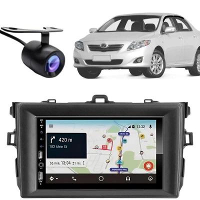 Central Multimídia Automotiva 2DIN 7810H 710H com Bluetooth e Câmera de Ré Cinza