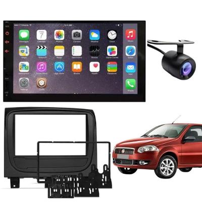 Central Multimídia Automotiva 2 DIN MP5 Player 7 Polegadas Bluetooth com Câmera de Ré Palio Way