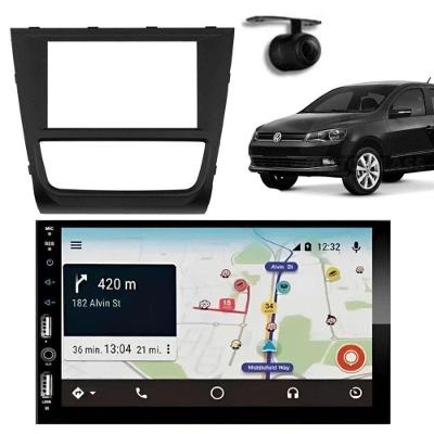 Central Multimídia Automotiva 2DIN 7810H 710H com Bluetooth e Câmera de Ré Preto